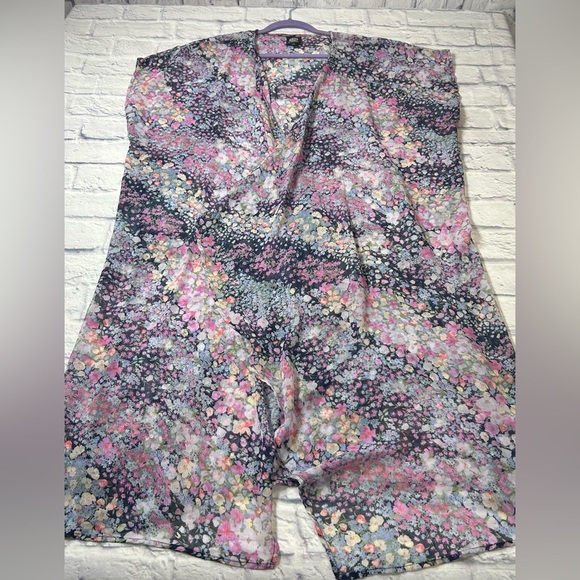Bobeau Multicolor Floral Sheer Kimono/Cardigan/Duster.coquette.fairy.whimisgoth - Picture 4 of 6